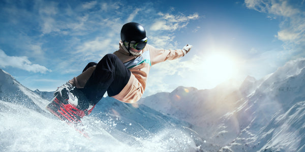 snowboarder in action